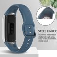 thumbnail image 2 of Watbro Compatible Con Samsung Galaxy Fit Sm-R370 Bandas Ajustables De Silicona Suave Correas De Repuesto Pulseras Compatible Con Samsung Galaxy Fit Fitness Smartwatch Para Mujeres Y Hombres, 2 of 5