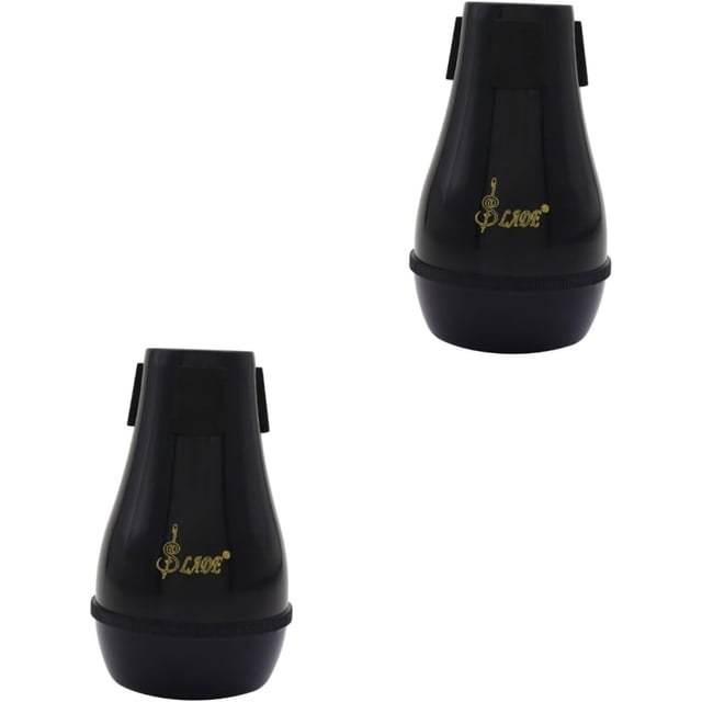 ZOUSSIQI 2 Pcs Trombone Mute Music Instrument Accessory Trombone Tenor Trombone Muffler Trombone Straight Mute Trombone Accessory Tenor Slide Trombone Part Music Instrument Mute CA919-10954
