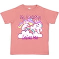thumbnail image 3 of Inktastic My Grandma Loves Me Unicorn Girls Toddler T-Shirt, 3 of 5