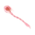 thumbnail image 1 of Peluca de muñeca de pelo femenino a escala 1:6, hermoso vestido, disfraz, muñeca, decoración, peluca de pelo para figuras femeninas de 12 pulgadas, Rosa, 1 of 8