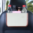 thumbnail image 1 of Hanging Car Trash Can, Collapsible Portable Waterproof Garbage Bag with Clip Small Car Organizer Holder Storage Pockets Container, Mini Trash Bin for Front Back Seat Accessories, 1 of 5