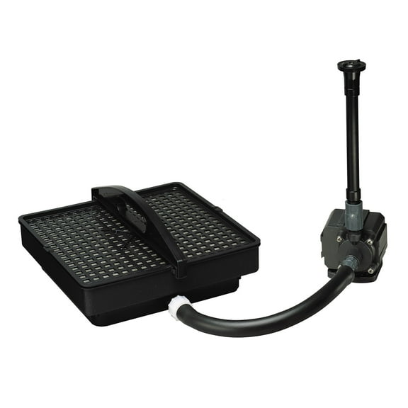 Pondmaster 02212 Pond Fountain Pump Filter Kit 250 GPH PMK 1250 & Fountain Head