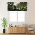 thumbnail image 2 of Forest Bear Curtain Valance for Kitchen Rutsic Cabin Wild Animal Farmhouse Camping Window Valance for Living Room Bedroom, Kitchen Valance Rod Pocket Window Curtain 54 by 18 in, 1 Panel, 2 of 6
