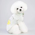thumbnail image 2 of Chaleco de verano para perros, camiseta, ropa para mascotas, ropa para perros y gatos, disfraz para perros pequeños, camisa de algodón con dibujos animados, chaleco para cachorros, gatito, gris, 2 of 4