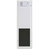 PlexiDor Performance PDE Electronic Pet Door for Dogs and Cats - Door Mount Dog Door - White, Large