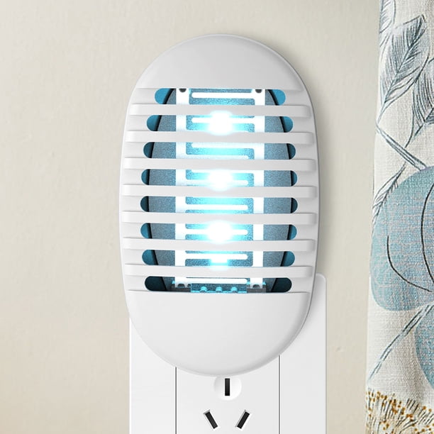1W Bug Zapper Lamp Safe Mosquito Zapper Mini para el interior del hogar (enchufe blanco de EE. UU.) Sywqhk Para estrenar