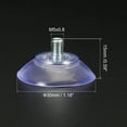 thumbnail image 2 of Unique Bargains 30mm Dia. Home Glass Wall Hanger M5 Screw PVC Suction Cup 6 Pack, 2 of 6