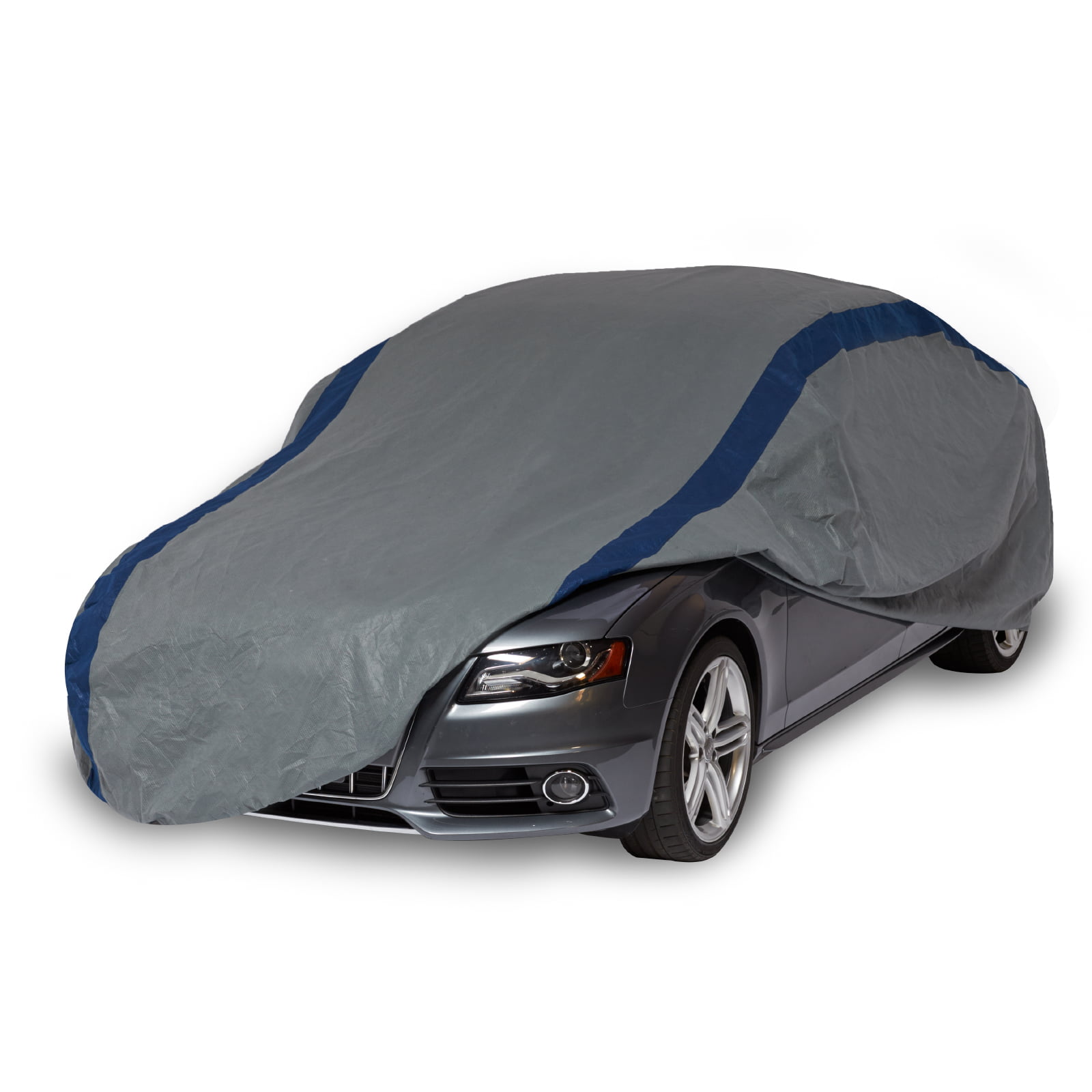 D-2 Budge Duro Car Cover Fits Sedans up to 170 inches Polypropylene, Gray 