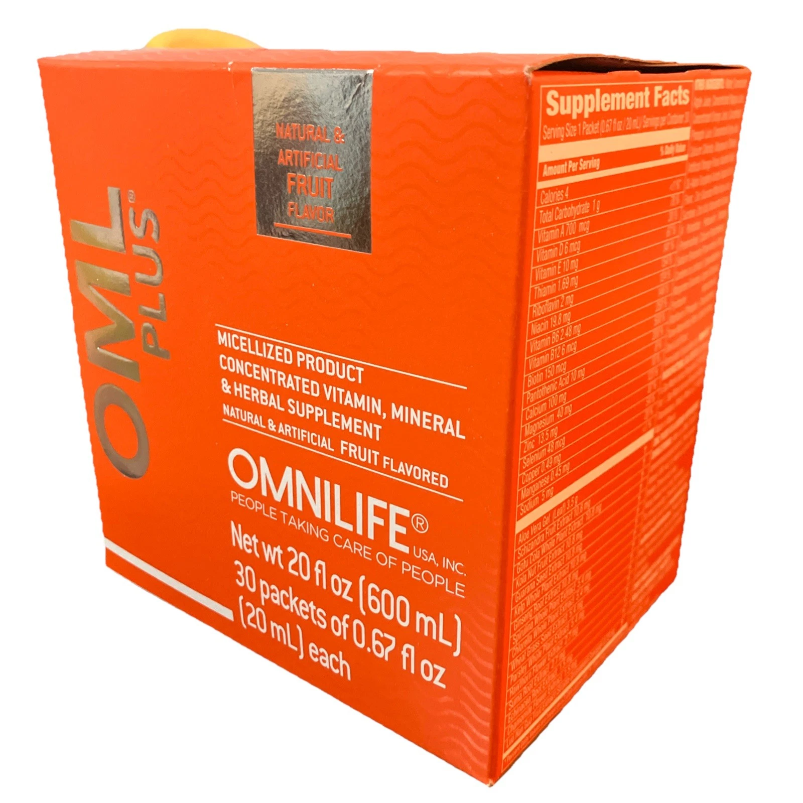 OMNILIFE OML PLUS 30 packs Fruits(Frutas)