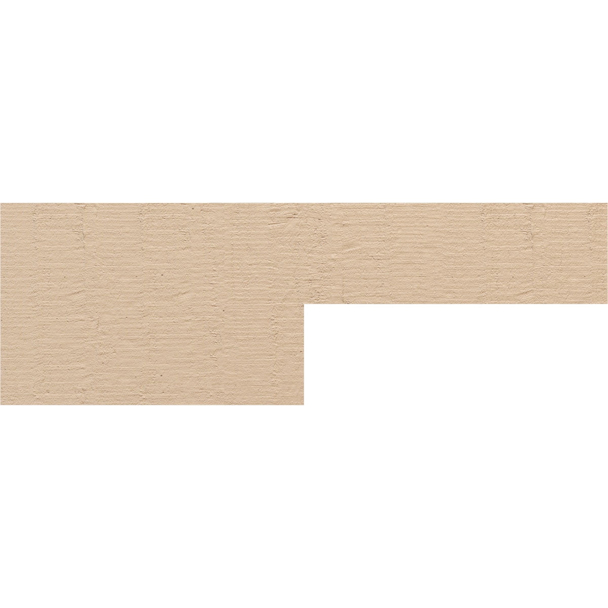 4"W x 24"D x 8"H Thin Chapel Hill Rough Cedar Woodgrain TimberThane Corbel, Primed Tan