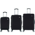 thumbnail image 2 of InUSA Hardside Luggage Set with Spinner Wheel, Avila Collection Travel Suitcases with TSA Lock and Ergonomic GEL Handle, Black, 3 Piece Set (20/24/28), 2 of 14