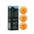 thumbnail image 3 of CAROOTU 3pcs Pingpong Balls Table Tennis Professional Accessories ABS For Training Sports, 3 of 5