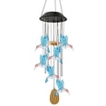 thumbnail image 2 of Solar Wind Chime Light LED Wind Chime Solar Bird Wind Chime with Colorful Gradient Lighting for Outdoor Garden Courtyard Balcony Patio, 2 of 9