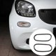 thumbnail image 1 of 100% Real Carbon Fiber Car Front Fog Light Decorative Frame Trim Cover 2pcs For Benz Smart 453 Fortwo Forfour 2016-2021 Car Accessories, 1 of 5