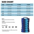 thumbnail image 6 of Bixox Men's Space Galaxies Printed Shirt Sleeveless Fitness Tank Top-Small, 6 of 7