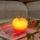 thumbnail image 4 of Luz de Noche de Fruta de Navidad Cumpleaños Regalos de Cristal, Hojas de Metal, Decoración de Habitación, Lámpara de Cama, Cocina, Iluminación de Estudio, Adecuado para Dormitorio, Metal, Cristal,, 4 of 7