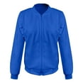 thumbnail image 2 of iHPH7 Light Jackets for Women Womens Fall Jackets Textured Jacket Women Workout Jackets for Woman Baseball Jacket Streetwear Women Light Jackets for Women Blue L, 2 of 4