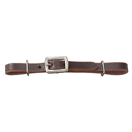 

Tough1 Miniature Flat Leather Curb Strap Dark Oil