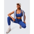 thumbnail image 4 of Sujetador deportivo CRZ YOGA Butterlift con cuello cuadrado de doble forro para mujer, 4 of 4