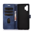 thumbnail image 4 of Suited for Samsung Galaxy A32 5G Wallet Case with Wrist Strap,Decase Magnetic Folio Flip RFID Blocking Card Slots Kickstand Protective Cover,Blue, 4 of 6
