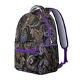 thumbnail image 2 of Mesh-Back Paisley Print Backpack – Breathable Paisley Gift for Hot Days, Water-Resistant School Bookbag, Airflow Design for Comfortable Campus Wear, 2 of 6