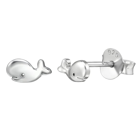 925 Sterling Silver Livyatan Stud Earrings