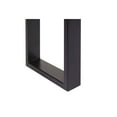 thumbnail image 3 of Casartis Living Transitional 70" Solid Wood Live Edge Console in Brown & Black, 3 of 5