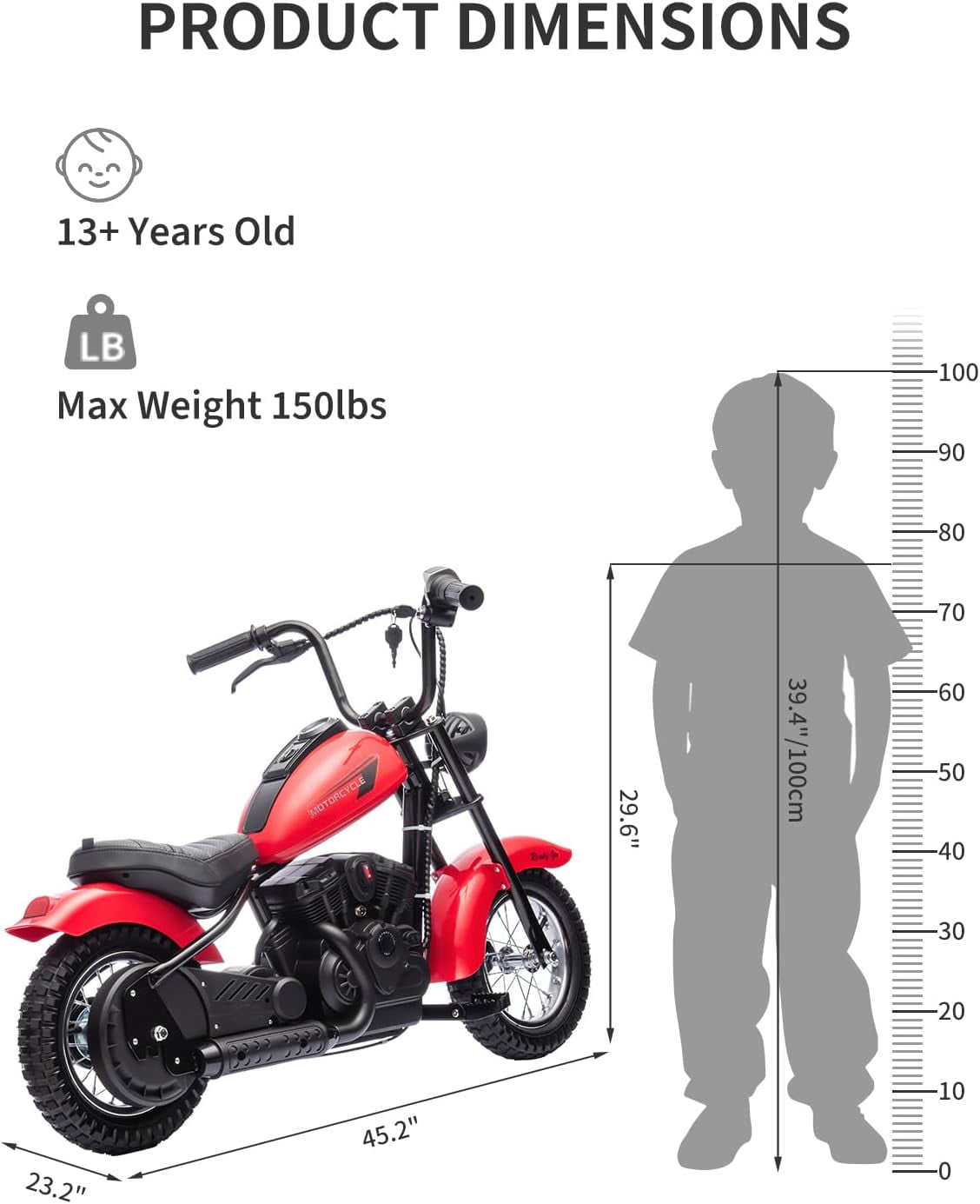 Acekid Electric Dirt Bike 24V 250w Motor LED Lights Comfortable Leather Seat Two-Speed Electric Motorcycle Teens