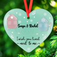 thumbnail image 4 of Heart Shaped Sea Glass Art Friendship Ornament,Friendship Gifts for Women,Pendant Friendship Christmas Tree Hanging Ornaments,Best Friend Ornaments 3.15 Inch, 4 of 9