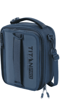 Titan PRO Expandable Lunch Box with Ice Walls & Bento Box Leak Proof 8.45QT Insulated Cooler Bag Keeps Food Cold 6 Hours Arctic Zone - BLUE