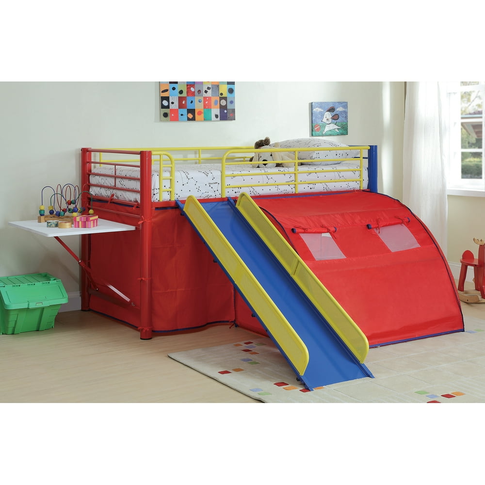 Tent Loft Bed Multicolor