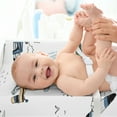 thumbnail image 3 of Sweet Jojo Designs Airplane Green and Blue Boy Changing Pad Cover Sheet, 3 of 6