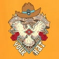 thumbnail image 6 of Wild Bobby Home Is Where You Hang Your Hat Country Eagle Pop Culture Men Tee, Gold, Small, 6 of 6