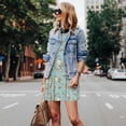 thumbnail image 4 of Uemuo Cute Honeybees Pattern Women’s Sleeveless Dress – Casual Summer A-Line Dress, Stylish and Comfortable Sundress for Hot Weather, 4 of 7