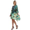 thumbnail image 3 of Bimba Robe Caftan Imprimée Maxi Robe Robe pour Femmes Tenue de Plage Courte Couvre-Maillot, 3 of 7