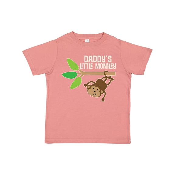 Inktastic Daddy's Little Monkey Boys or Girls Toddler T-Shirt