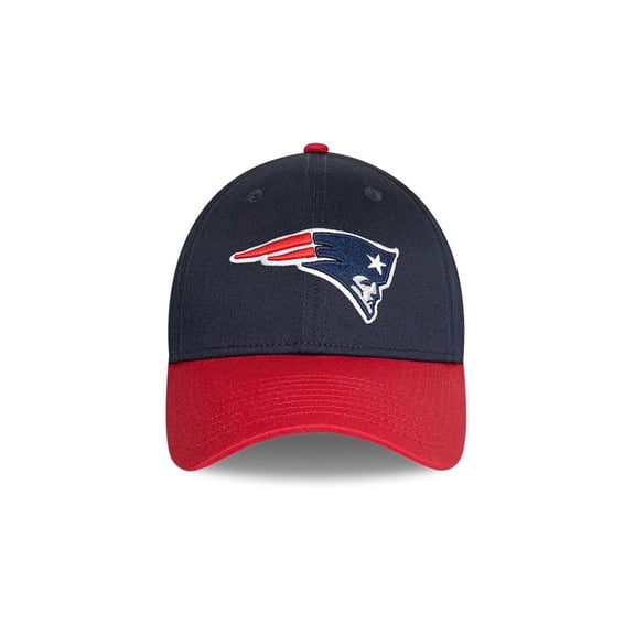 Gorra NFL Patriots Unitalla Visera Curva Marino con Rojo
