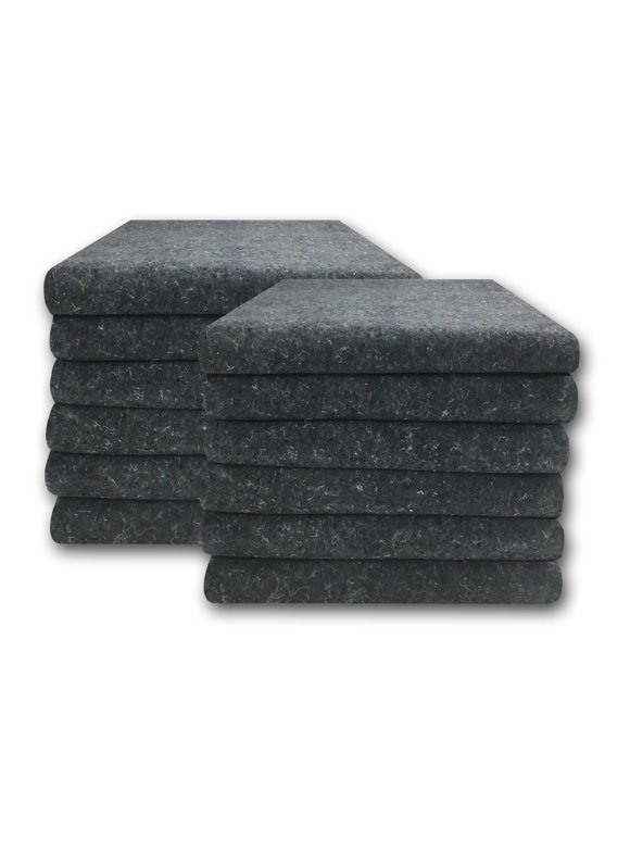 Uboxes Moving Blankets - Pack Of 6, 54x72 Inches, 1.66 Lbs Each, Textile Skins