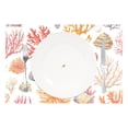 thumbnail image 2 of Ryvnso Placemats Set of 4 Corals Seashells Dining Mats Heat-Resistant Non-Slip Washable Table Mat, 2 of 8