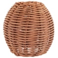 thumbnail image 1 of Shisuyan Rattan Lamp Cover Rattan Hanging Lamp Shade Brown 1Pack 4.7X3.9In, 1 of 8