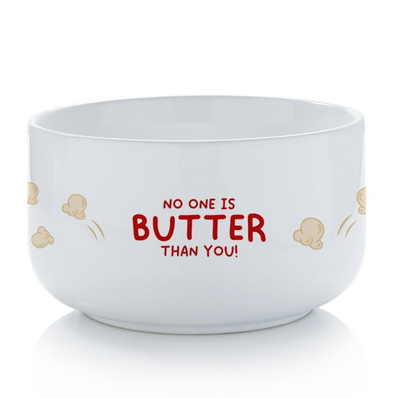 Personalization Mall Pop of Love 14 oz. Snack Bowl, No One Is Butter
