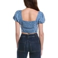 thumbnail image 2 of RVCA womens  Avon Top, XL, Blue, 2 of 3