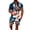 Blue, variant on UVEASISHA Mens Polos Sets 2 Piece Outfits,Men's 2 Piece Tracksuit Short Sleeve Print Polos Shirt and Shorts Sets Summer Outfits for Men Track Suits for Men Big and Tall Green