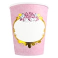 thumbnail image 2 of Vasos Prichos París Rosa de Cartón 8 Piezas por Empaque, 2 of 4