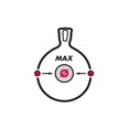 thumbnail image 3 of KETTLER Gymnic/Hop-55 22" Hop Ball, Red, 3 of 6