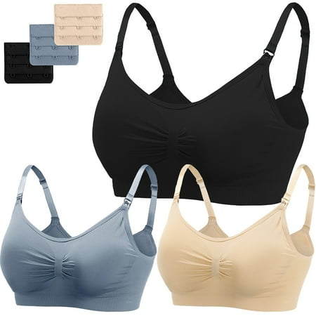 

yotyukeb Pajamas For Women 3Pc Sports Bra-Padded Seamless High Impact Support For Yoga Workout Fitness