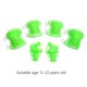 thumbnail image 1 of Rodilleras Protección Ciclismo 6 unids/set soporte de codo de rodilla niños transpirables para deportes al aire libre (verde) Ndcxsfigh Para Estrenar, 1 of 8