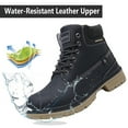 thumbnail image 3 of Mens Snow Boots Waterproof Womens Outdoor Hiking Shoes Ankle Sneakers Lace Up Anti-Slip, 3 of 7