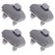 thumbnail image 1 of Milisten 4Ud Soporte Para De Auto En ABS Gris Con Instalación Fácil Y Alta Durabilidad, 1 of 8