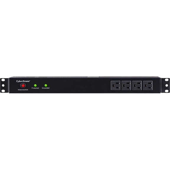 CyberPower Rackbar Surge Protection RKBS15S4F8R Zero-U/1U - surge protector